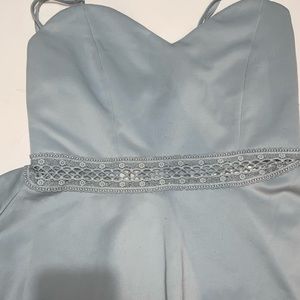 Baby Blue zip up top